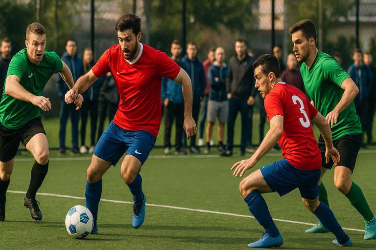 Torneo de Fútbol 5 en acción